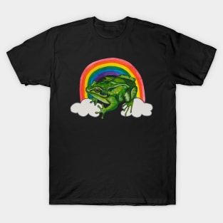 Tropical frog and rainbow T-Shirt